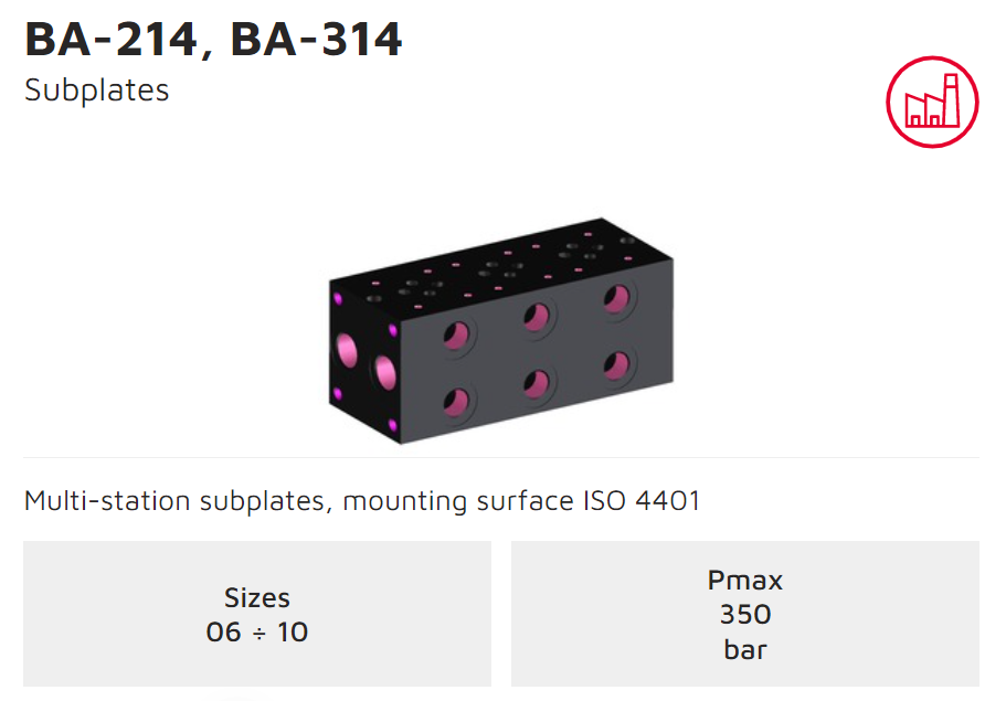 ATOS BA SUBPLATES BA-214