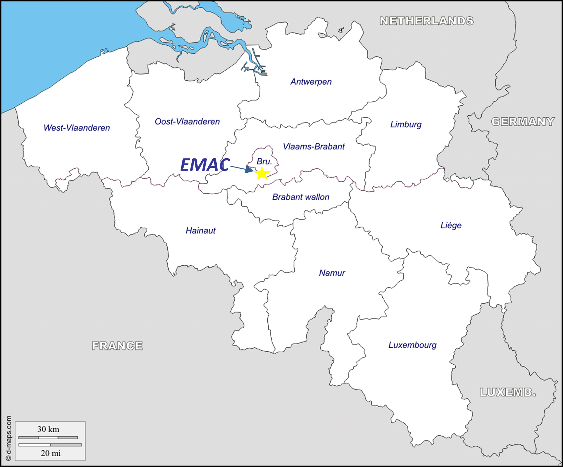 Map Emac