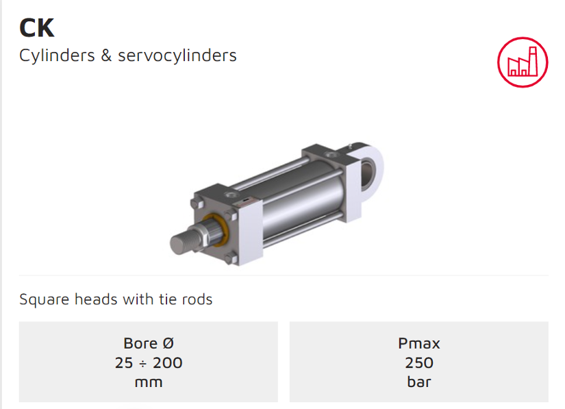 CK Cylinders Datasheet