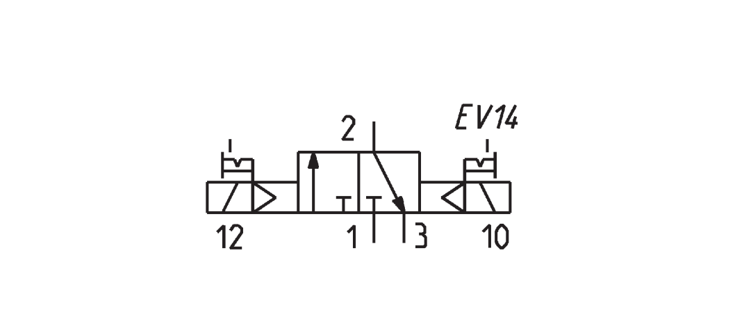 pneumatic 3/2 bistable