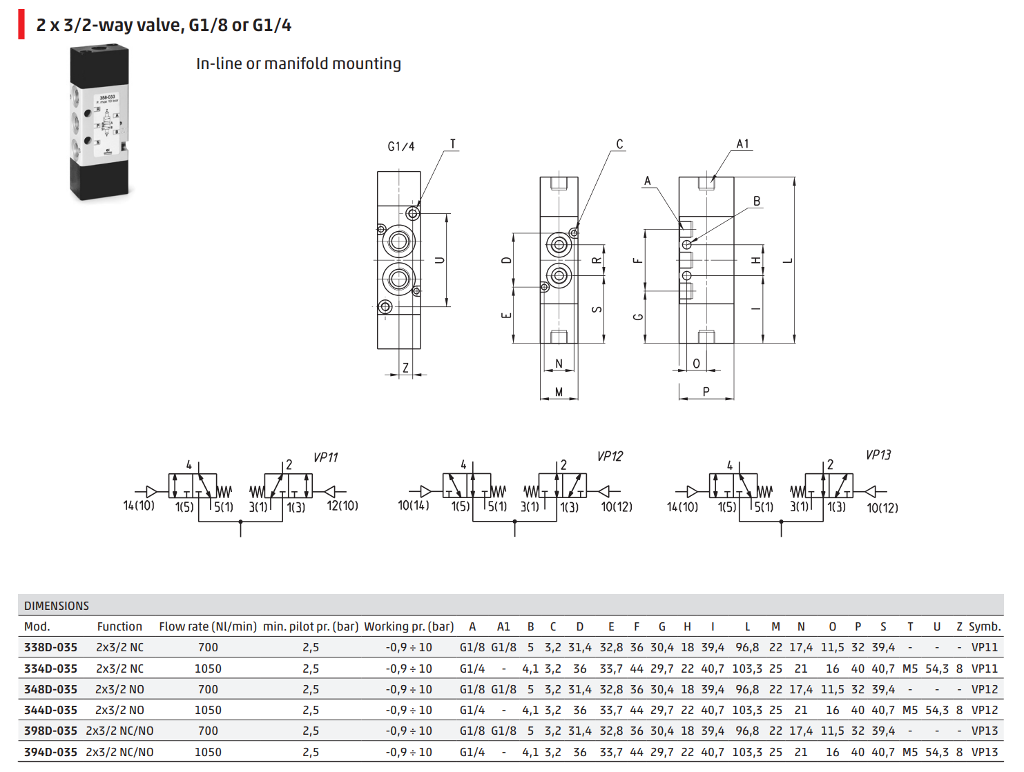 camozzi 338D-035