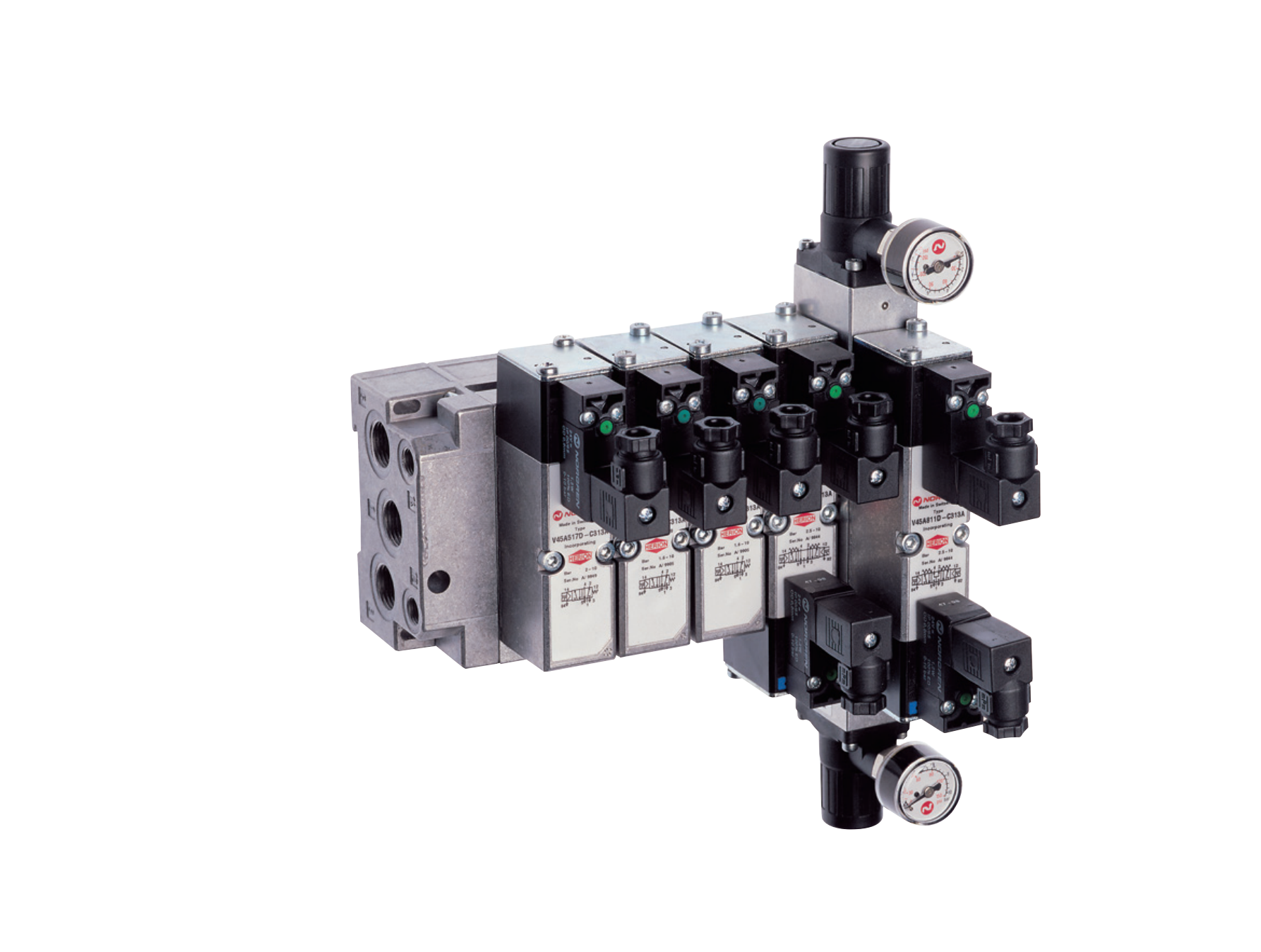 Pneumatic manifold valves