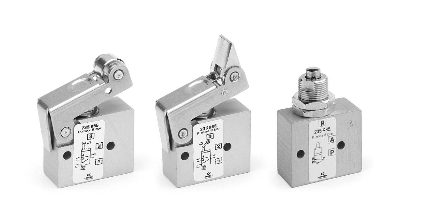 3/2-way  Ports M5, cartridge ø 4