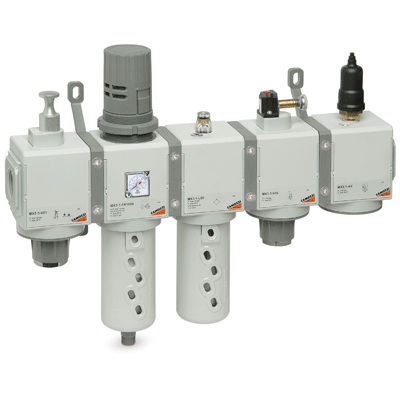 pneumatic modular FRL unit