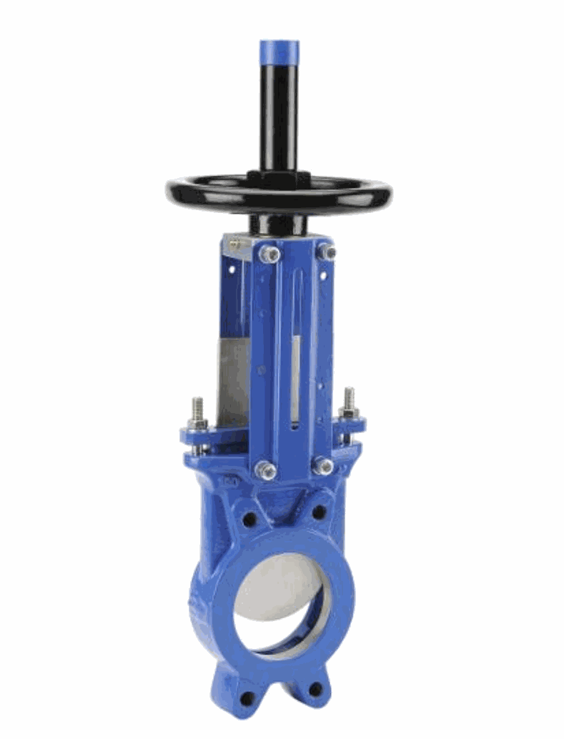 Manual knife gate valves