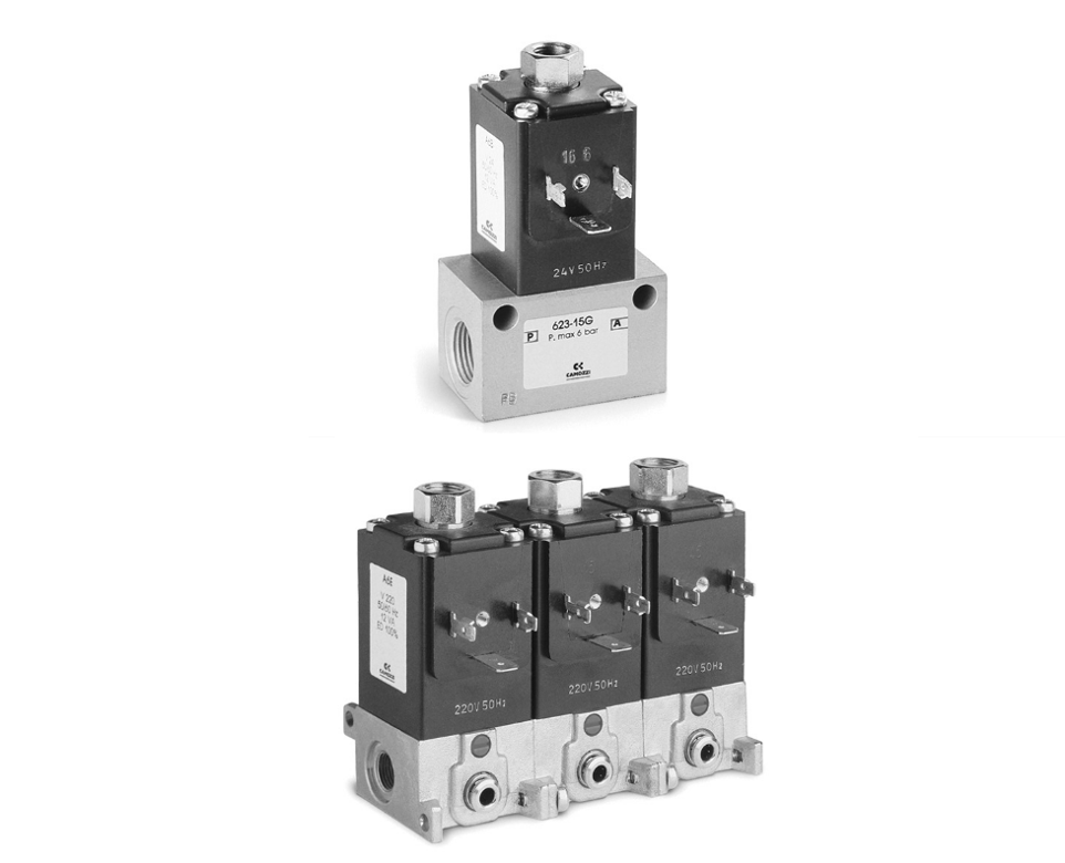 Direct / indirect valves  2/2 - 3/2 