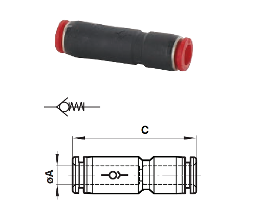 in-line check valves